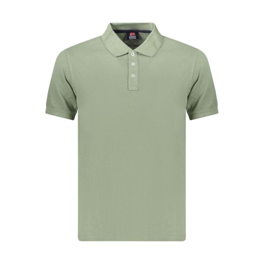 Norway 1963 Green Cotton Men's Men's Polo